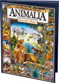Image 1 for 2021 20¢ 35th Anniversary of Animalia CuNi Gold Plated Colour Printed UNC Coin in a Deluxe Hardcover Anniversary Edition of Animalia
