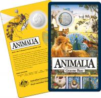 Image 1 for 2021 .20¢ 35th Anniversary of Animalia 20cent CuNi Coloured UNC Coin on Card