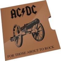 Image 1 for 2021 20c Coloured Uncirculated Coin 45th Anniversary ACDC - For Those About To Rock We Salute You   