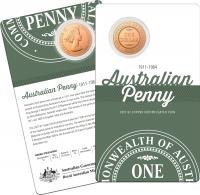 Image 5 for 2021 $1 Australian Pennies 1911 - 1964 Copper UNC Two Coin Set