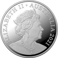 Image 2 for 2021 Mungo Footprint $1 Proof Half Oz Silver Coin