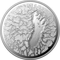 Image 1 for 2021 Mungo Footprint $1 Proof Half Oz Silver Coin