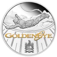 Image 2 for 2020 James Bond GoldenEye 25th Anniversary 1oz Coloured Silver Proof Coin