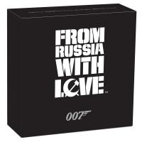 Image 5 for 2021 James Bond 007 From Russia With Love Half oz Silver Proof