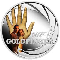 Image 2 for 2021 James Bond 007 Goldfinger Half oz Silver Proof