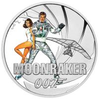 Image 2 for 2021 James Bond 007 Moonraker Half oz Silver Proof