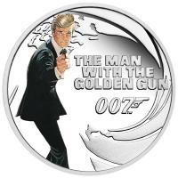 Image 2 for 2021 James Bond 007 The Man With The Golden Gun Half oz Silver Proof