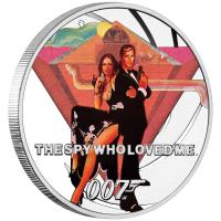 Image 1 for 2021 James Bond 007 The Spy Who Loved Me Half oz Silver Proof