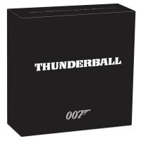 Image 5 for 2021 James Bond 007 Thunderball Half oz Silver Proof