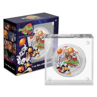 Image 1 for 2021 25th Anniversary Space Jam 1oz Coloured Silver Proof