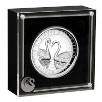 Image 4 for 2022 5oz Silver Swan Proof High Relief Coin