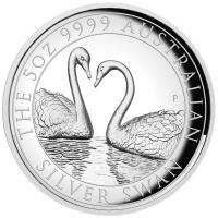 Image 2 for 2022 5oz Silver Swan Proof High Relief Coin