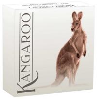 Image 5 for 2022 1oz Coloured Silver High Relief Kangaroo