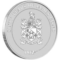 Image 2 for 2022 60 Years of Bond Crest 1oz Silver Coin in Card