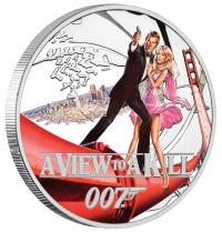Image 1 for 2022 James Bond 007 A View To a Kill Half oz Silver Proof