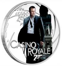 Image 1 for 2022 James Bond 007 Casino Royale Half oz Silver Proof
