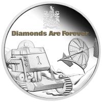 Image 2 for 2021 James Bond 007 Diamonds Are Forever One oz Silver Proof