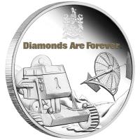 Image 1 for 2021 James Bond 007 Diamonds Are Forever One oz Silver Proof