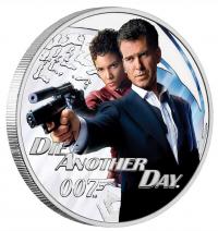 Image 1 for 2022 James Bond 007 Die Another Day Half oz Silver Proof