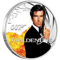 Image 1 for 2022 James Bond 007 Golden Eye Half oz Silver Proof