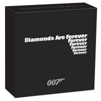 Image 5 for 2021 James Bond 007 Diamonds Are Forever Half oz Silver Proof