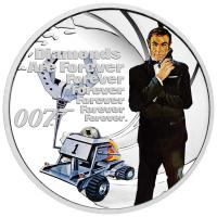 Image 2 for 2021 James Bond 007 Diamonds Are Forever Half oz Silver Proof