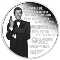 Image 2 for 2022 James Bond Legacy Series - 2nd Issue 1oz Silver Coloured Coin