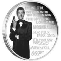 Image 1 for 2022 James Bond Legacy Series - 2nd Issue 1oz Silver Coloured Coin