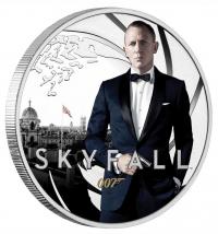 Image 1 for 2022 James Bond 007 Skyfall Half oz Silver Proof