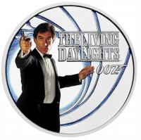 Image 2 for 2022 James Bond 007 The Living Daylights Half oz Silver Proof
