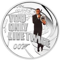 Image 2 for 2021 James Bond 007 You Only Live Twice Half oz Silver Proof