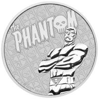 Image 2 for 2022 $1 The Phantom 1oz Silver Tuvalu coin in Card 