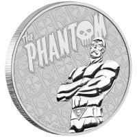 Image 3 for 2022 $1 The Phantom 1oz Silver Tuvalu coin in Card 