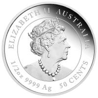 Image 3 for 2023 Australian Lunar Series III Year of the Rabbit Half oz Proof Coin
