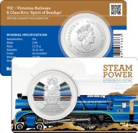 Image 4 for 2022 50¢ Steam Power Trains - Australian Rail Heritage NSW - South Maitland-Spirit of Bendigo - Wee Georgie Wood 