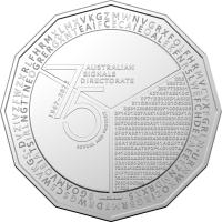 Image 2 for 2022 50c 75th anniversary of the Australian Signals Directorate (ASD) CuNi Uncirculated Coin –