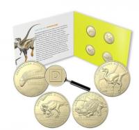 Image 2 for 2022 $1 Australian Dinosaur UNC Privy Mark Four coin Collection