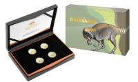 Image 1 for 2022 $1 Australian Dinosaur AlBr Proof Four Coin Collection - Aust Post