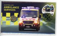 Image 1 for 2022 Issue 04 - Australian Ambulance Services PNC with RAM Coloured $2 Coin