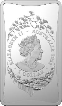 Image 2 for 2022 $1 FRUNC Half oz INGOT Year of the Tiger Silver Coin