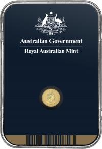 Image 2 for 2022 $5 Mini Kookaburra  Half Gm Gold FRUNC Coin