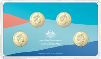 Image 2 for 2022 $1 Australian Dinosaur 4 Coin AlBr Mintmark & Privy mark Set 