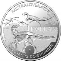 Image 5 for 2022 $1 Australian Dinosaurs 'C; Mintmark Silver Proof Coin