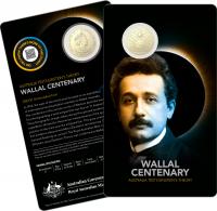 Image 1 for 2022 $1  Wallal Centenary – Australia Tests Einstein’s Theory AlBr Uncirculated Coin on Card
