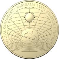 Image 2 for 2022 $1  Wallal Centenary – Australia Tests Einstein’s Theory AlBr Uncirculated Coin on Card
