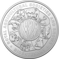 Image 2 for 2022 $5.00 Bi-Centenary of Agricultural Societies & Shows 1oz Silver Proof Coin
