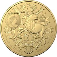 Image 3 for 2023 $100 Australia's Coat of Arms - Queensland 1oz Gold Investment RAM Coin in Capsule - Memorial Effigy