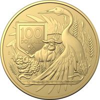 Image 2 for 2023 $100 Australia's Coat of Arms - Queensland 1oz Gold Investment RAM Coin in Capsule - Memorial Effigy