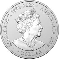 Image 2 for 2023 $1 Australian Antarctic Territory Emperor Penguin 1oz Silver RAM Investment Coin 