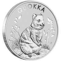 Image 1 for 2023 $1 Australian Quokka 1oz Silver Bullion Coin 